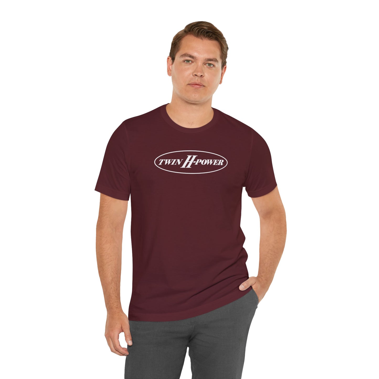 Hudson Essex Terraplane Club Twin H-Power Logo Tee - Unisex Jersey Short Sleeve Tee