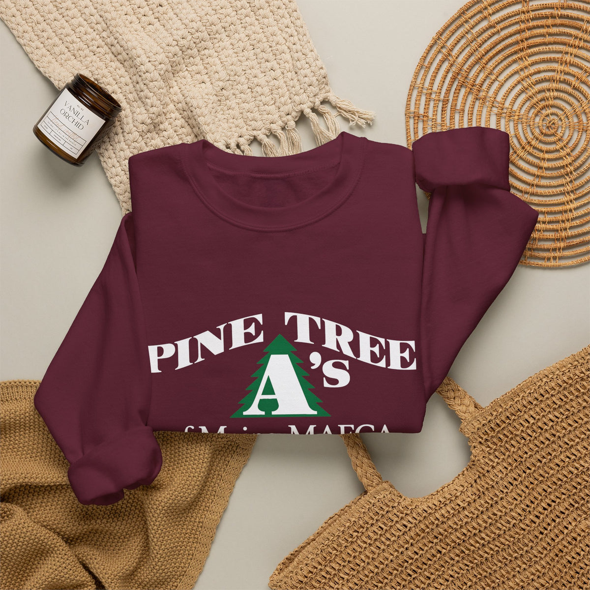 Pine Tree A's of Maine, MAFCA — Unisex Heavy Blend™ Crewneck Sweatshirt