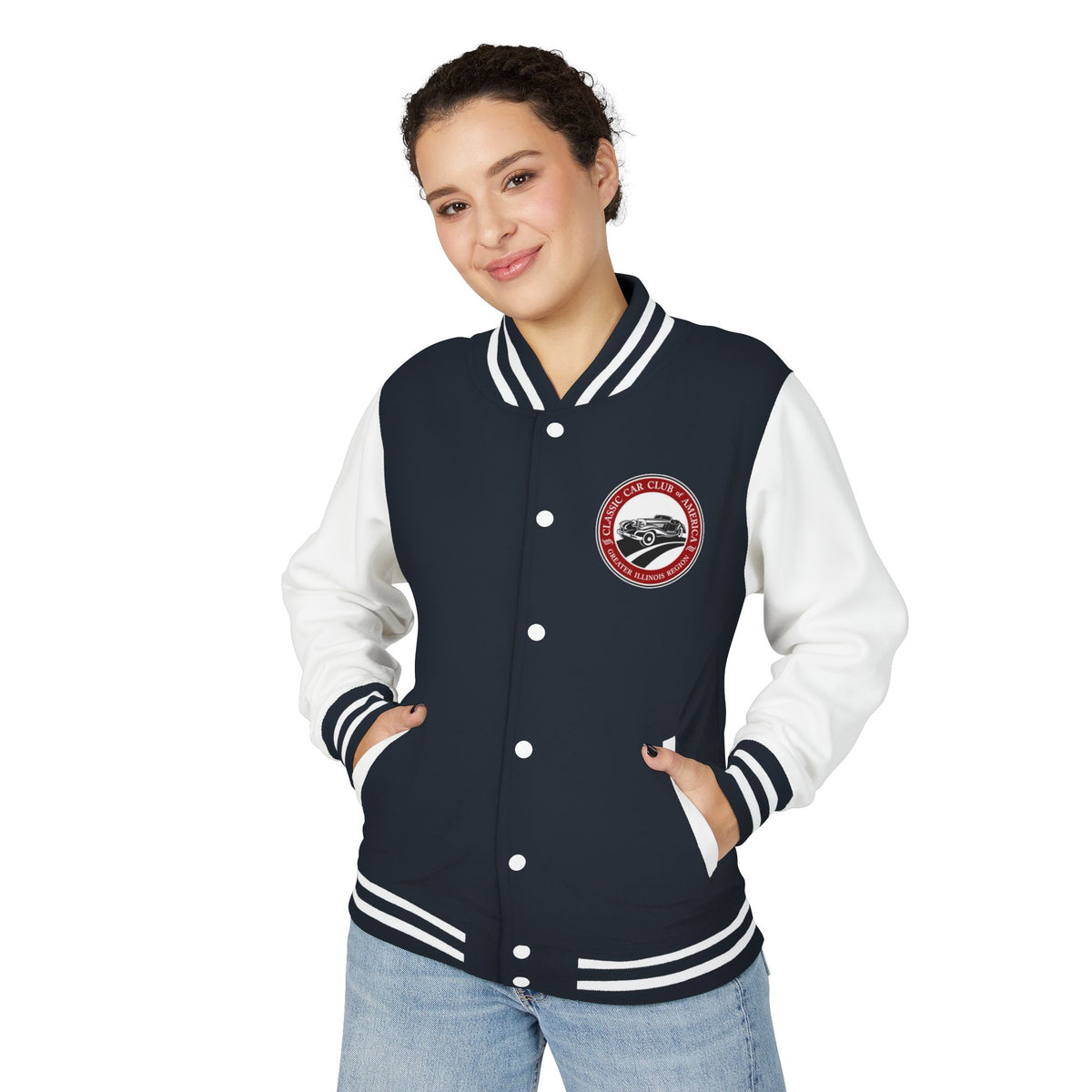 Classic Car Club of America Greater Illinois Region Letterman Jacket - Front and Back Logos