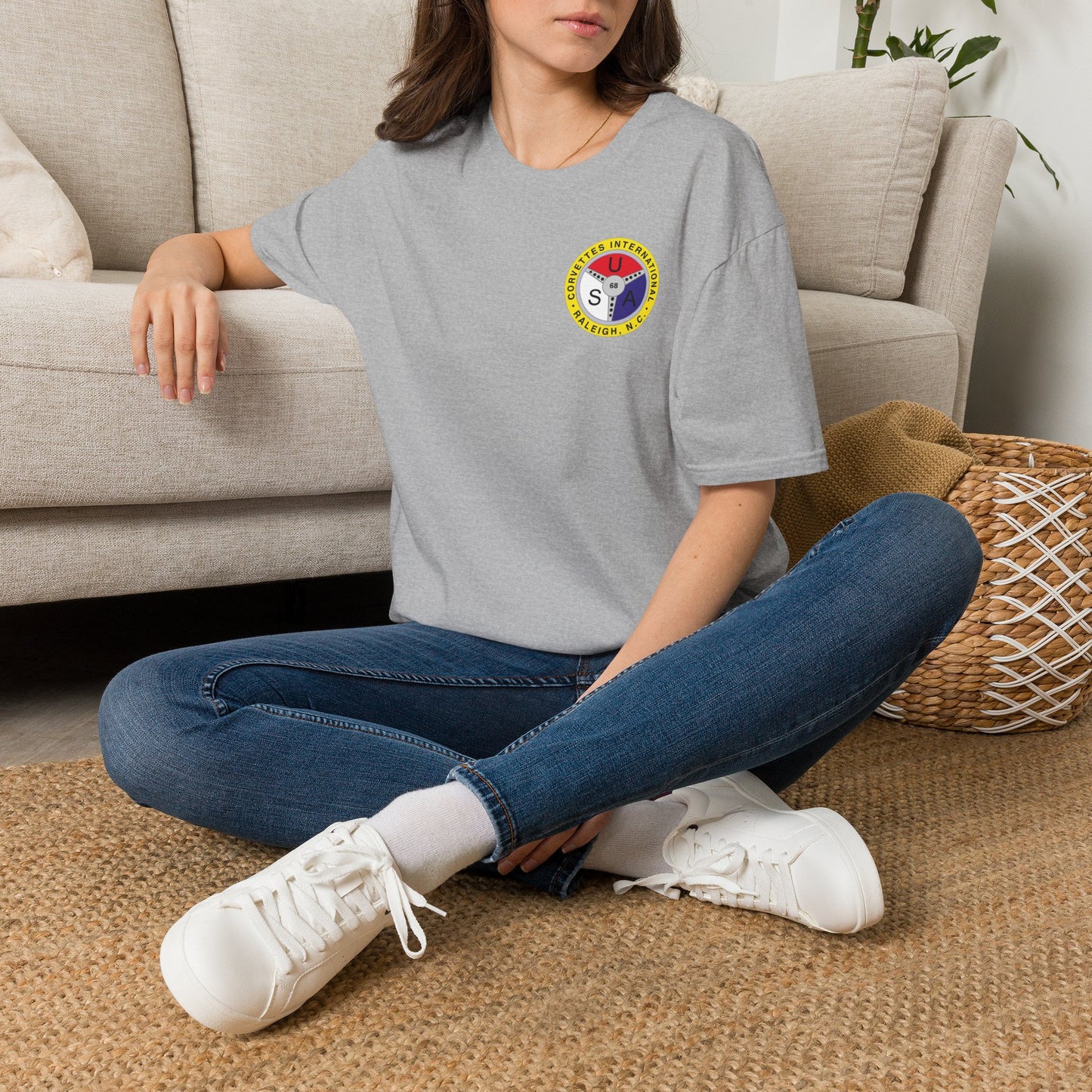 Corvettes International Front and Back Logos — Unisex Softstyle T-Shirt