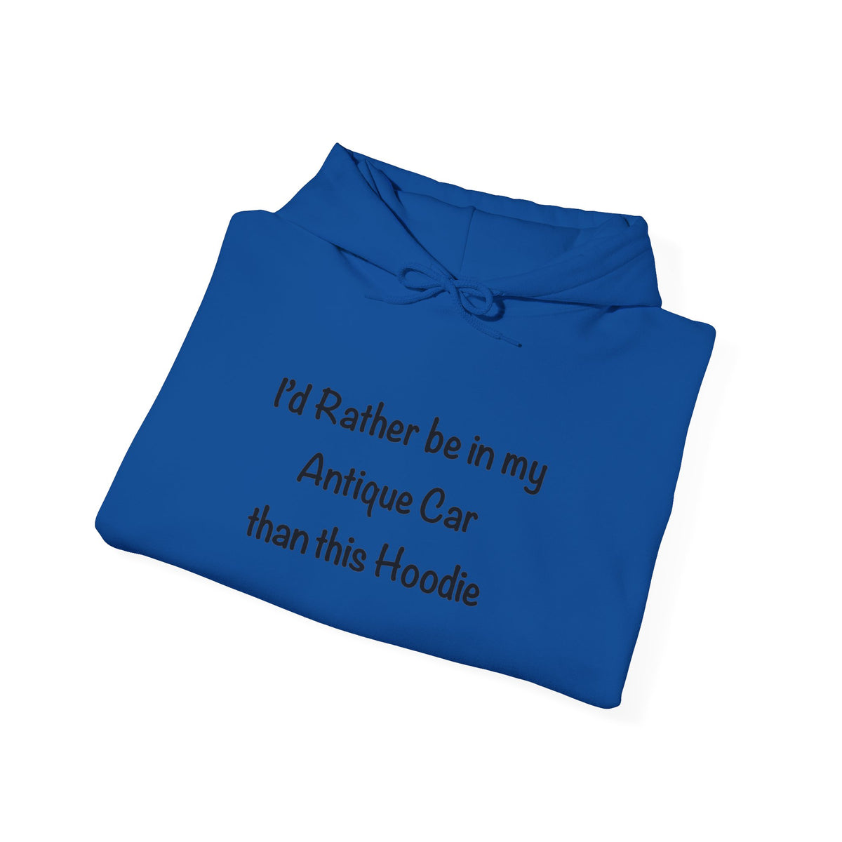 Arrowhead Chapter AACA Club Hoodie — "I'd Rather Be in My Antique Car" plus Sleeve and Back Images