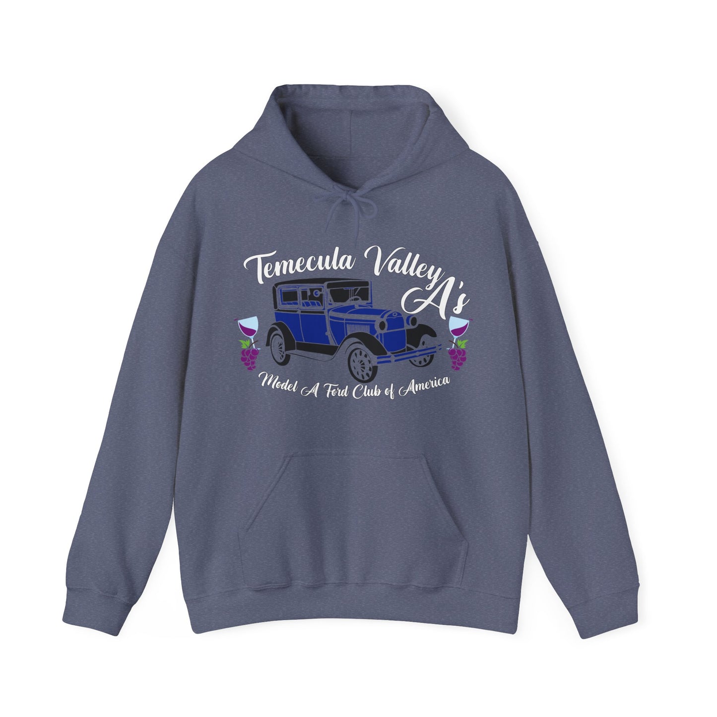 Temecula Valley A's (front print) Unisex Heavy Blend™ Hooded Sweatshirt