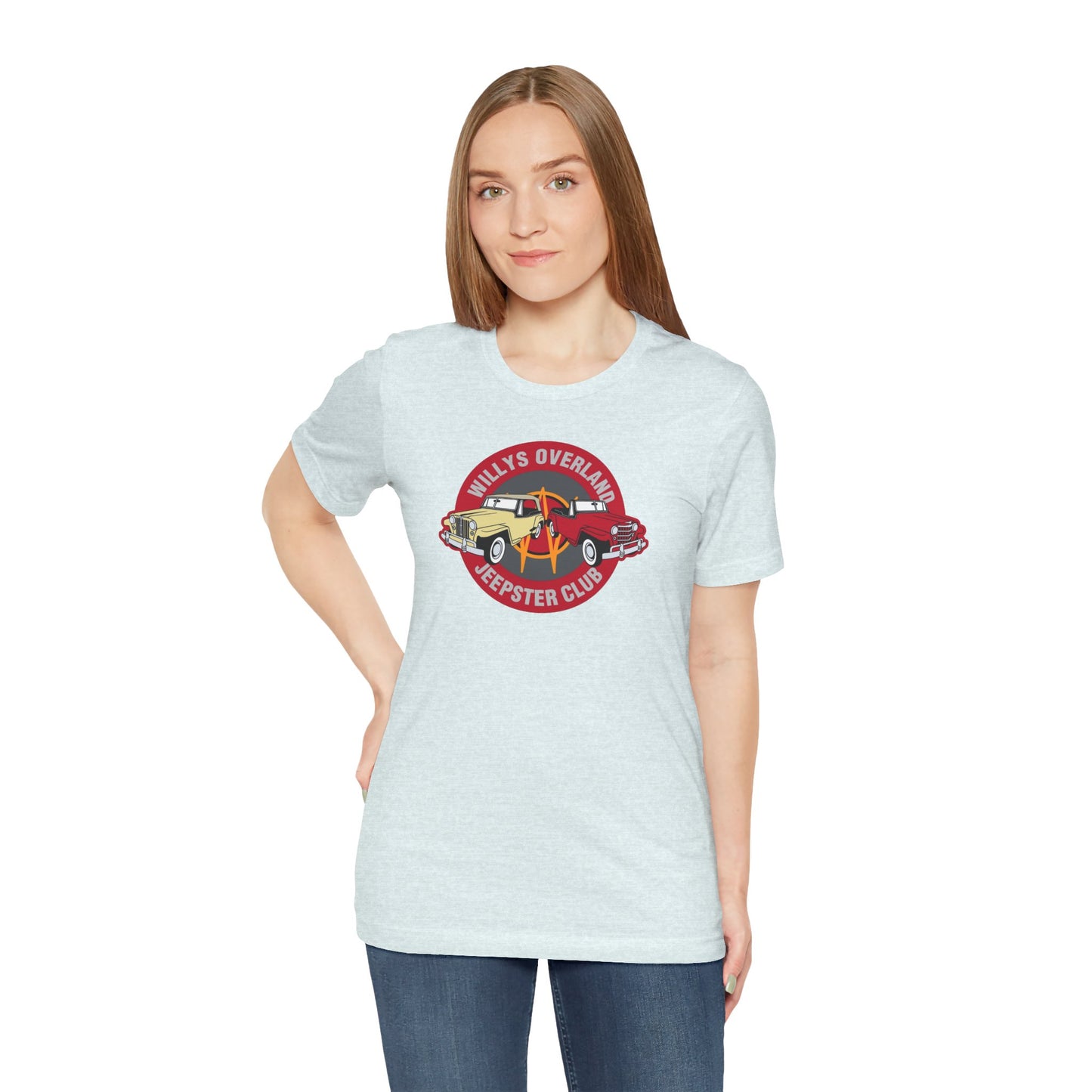 Willys Overland Jeepster Club T-Shirt - Unisex Jersey Short Sleeve Tee