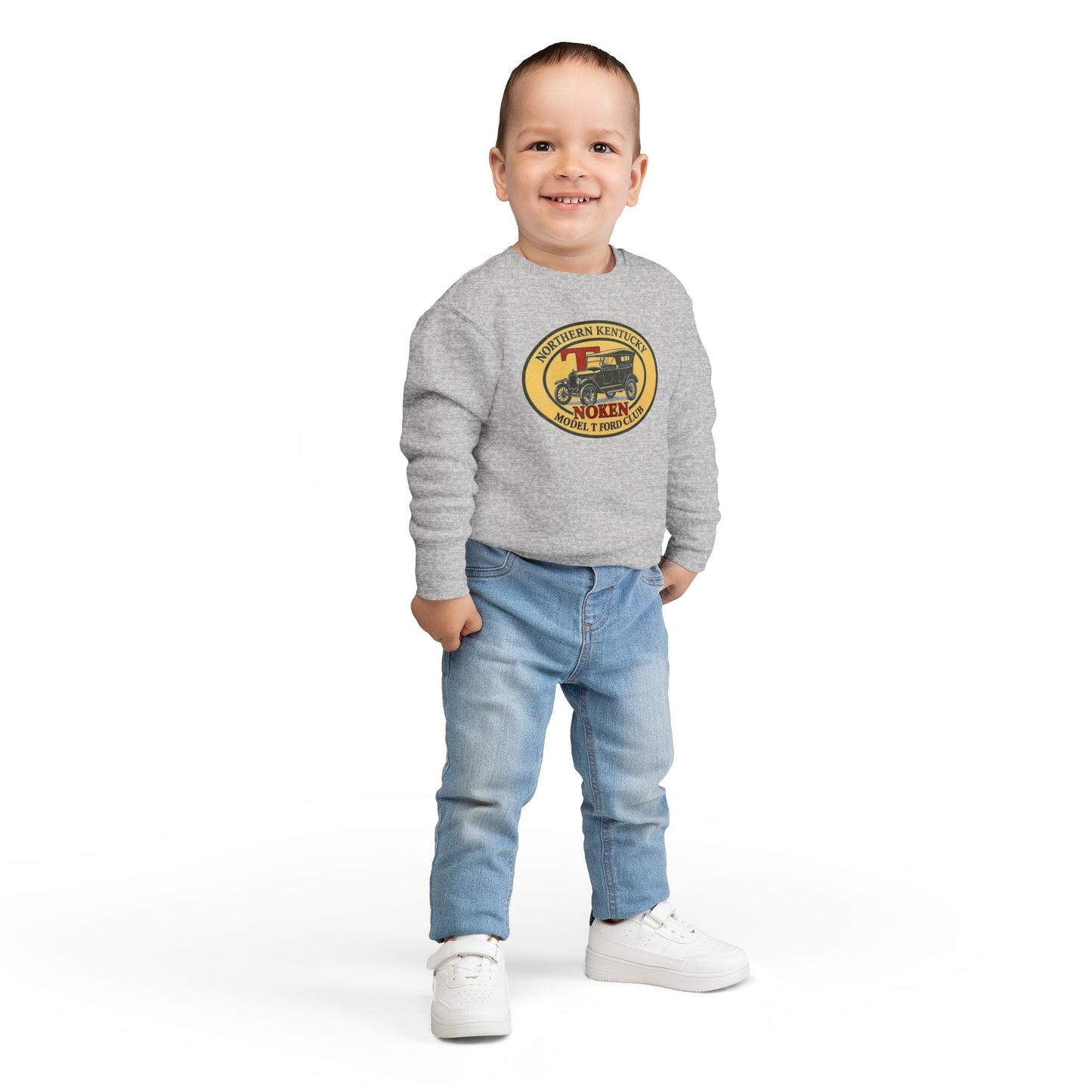 Toddler Sweatshirt - Northern Kentucky Model T Club 'NOKEN' Vintage Car Logo