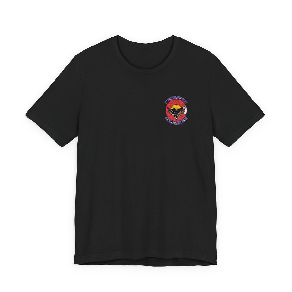 Central Colorado Corvette Club - Embroidered Unisex Soft Style Tee