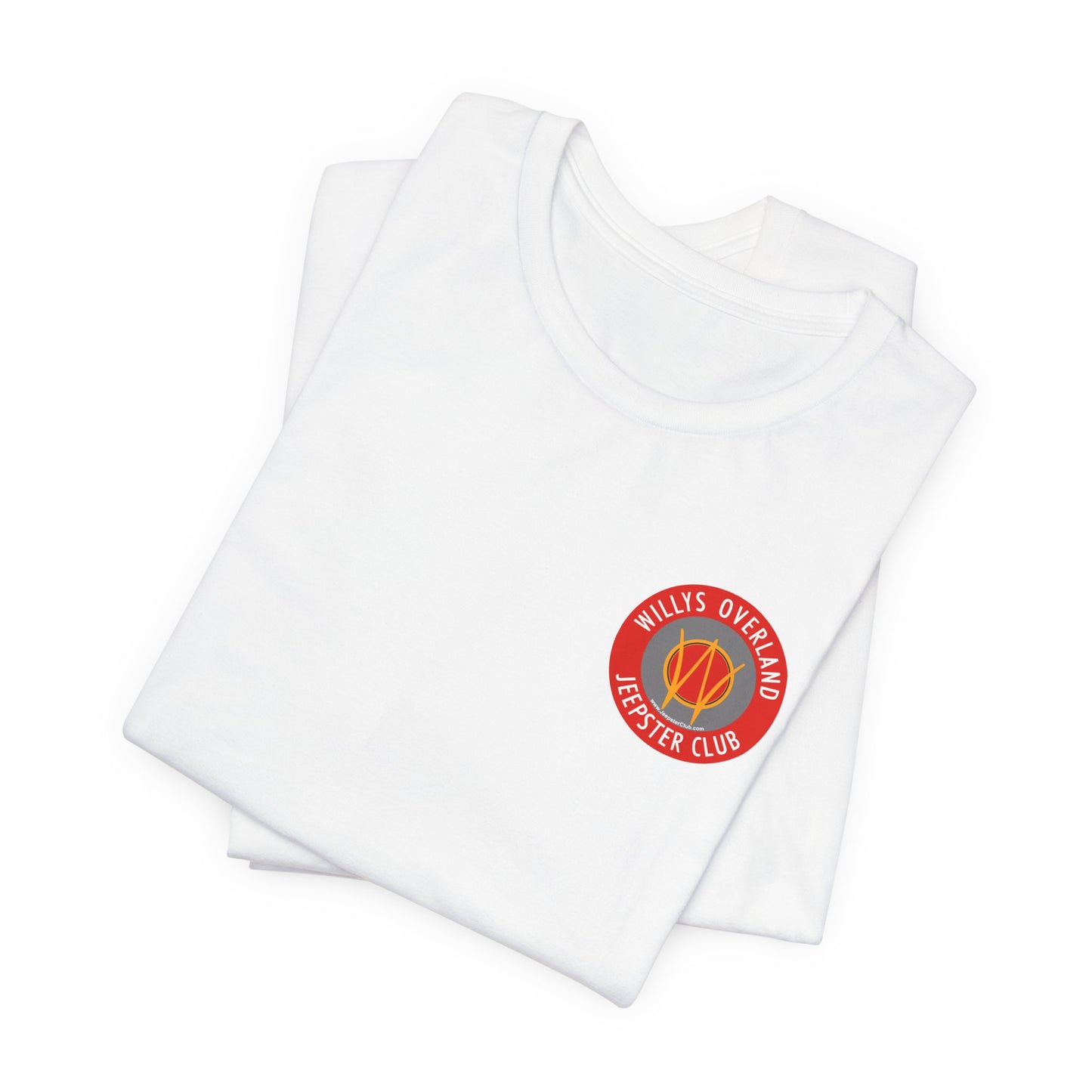 Willys Overland Jeepster Club T‑Shirt — Front and Back Logos