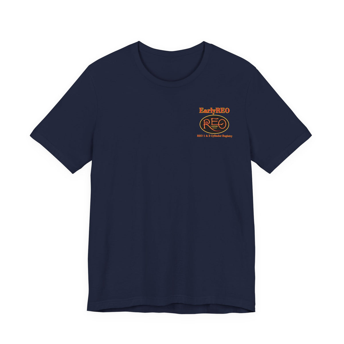 REO Lansing Michigan Mountain Climbers Tee — Unisex Soft Short Sleeve Tee