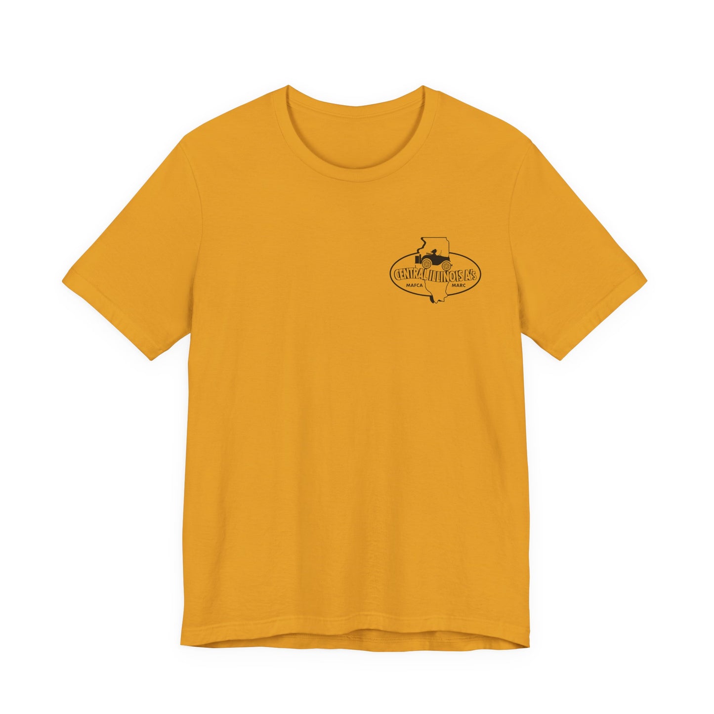 Central Illinois A's Small Logo T-Shirt — Unisex Jersey Short Sleeve Tee