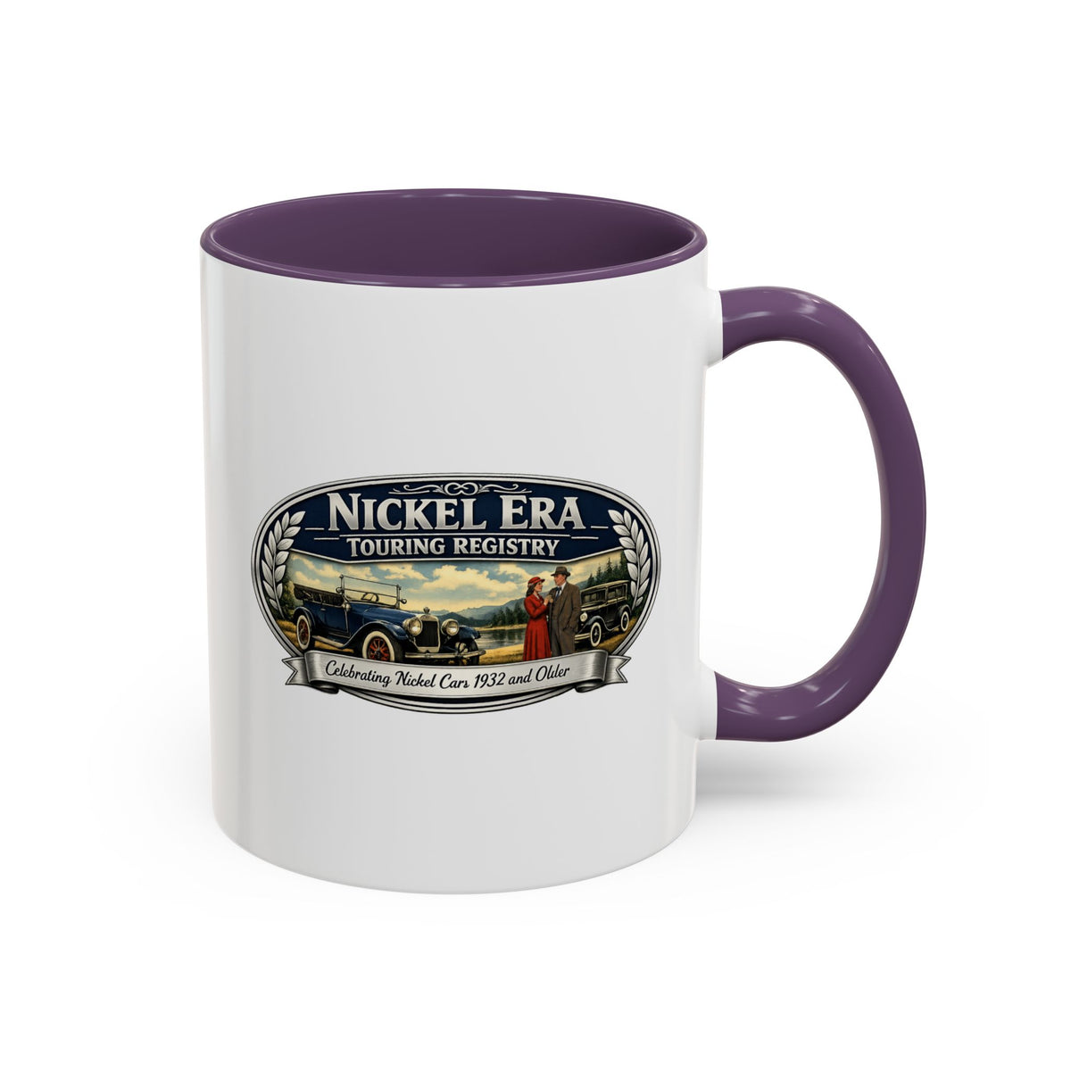 Nickel Era Touring Registry Coffee Mug — Vintage Classic Car Enthusiast Gift