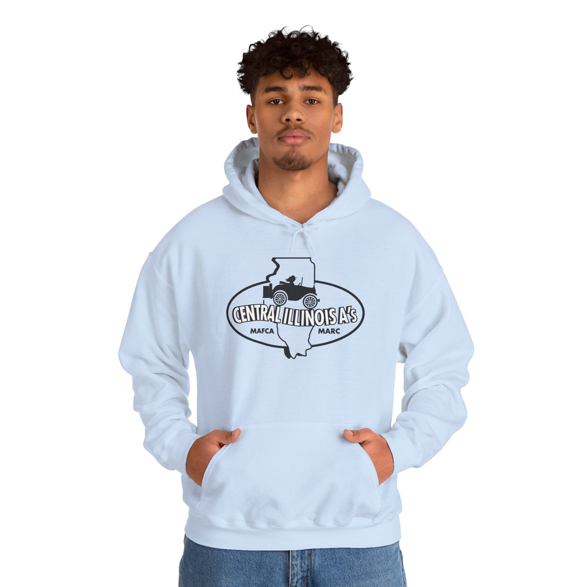 Central Illinois A's Hoodie — Unisex Heavy Blend™ Hooded Sweatshirt