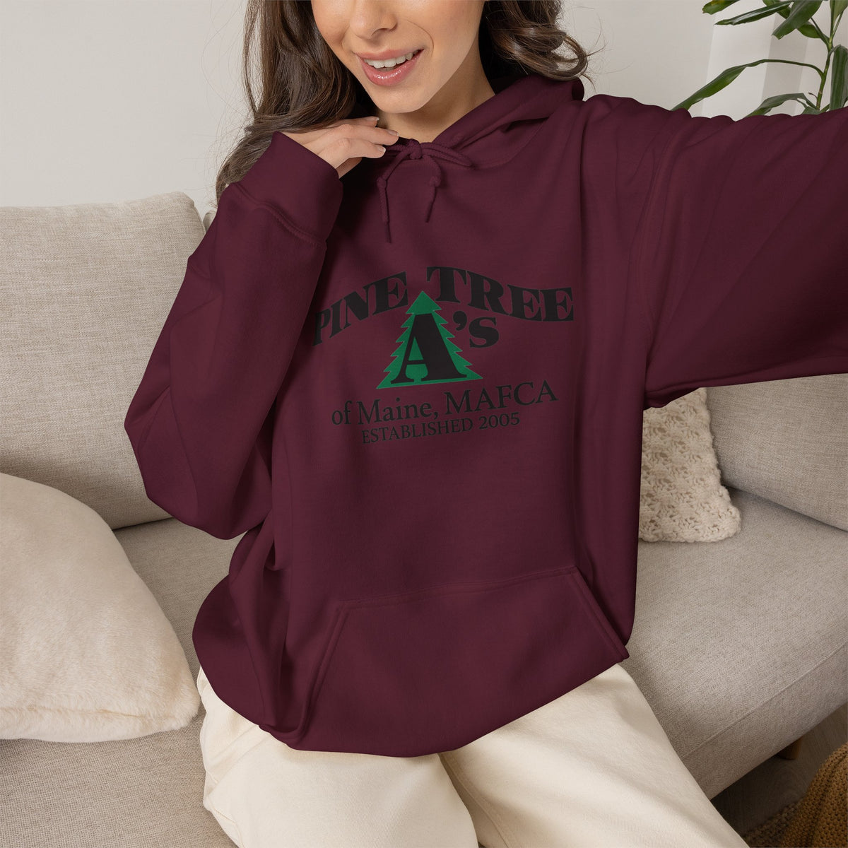 Pine Tree A's of Maine, MAFCA Hoodie – Unisex Heavy Blend™ Hooded Sweatshirt