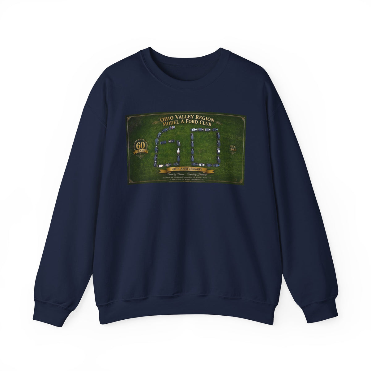 Ohio Valley Model A Club 60th Anniversary Arial Design