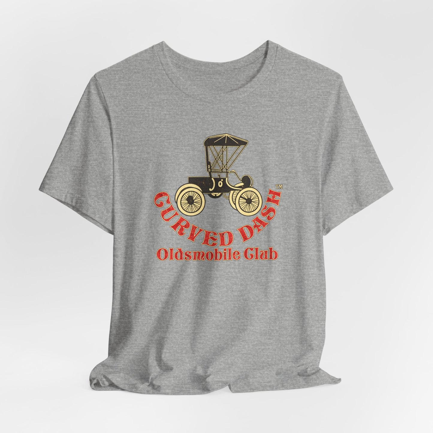 Curved Dash Oldsmobile Club T‑Shirt — Unisex Soft Short Sleeve Tee