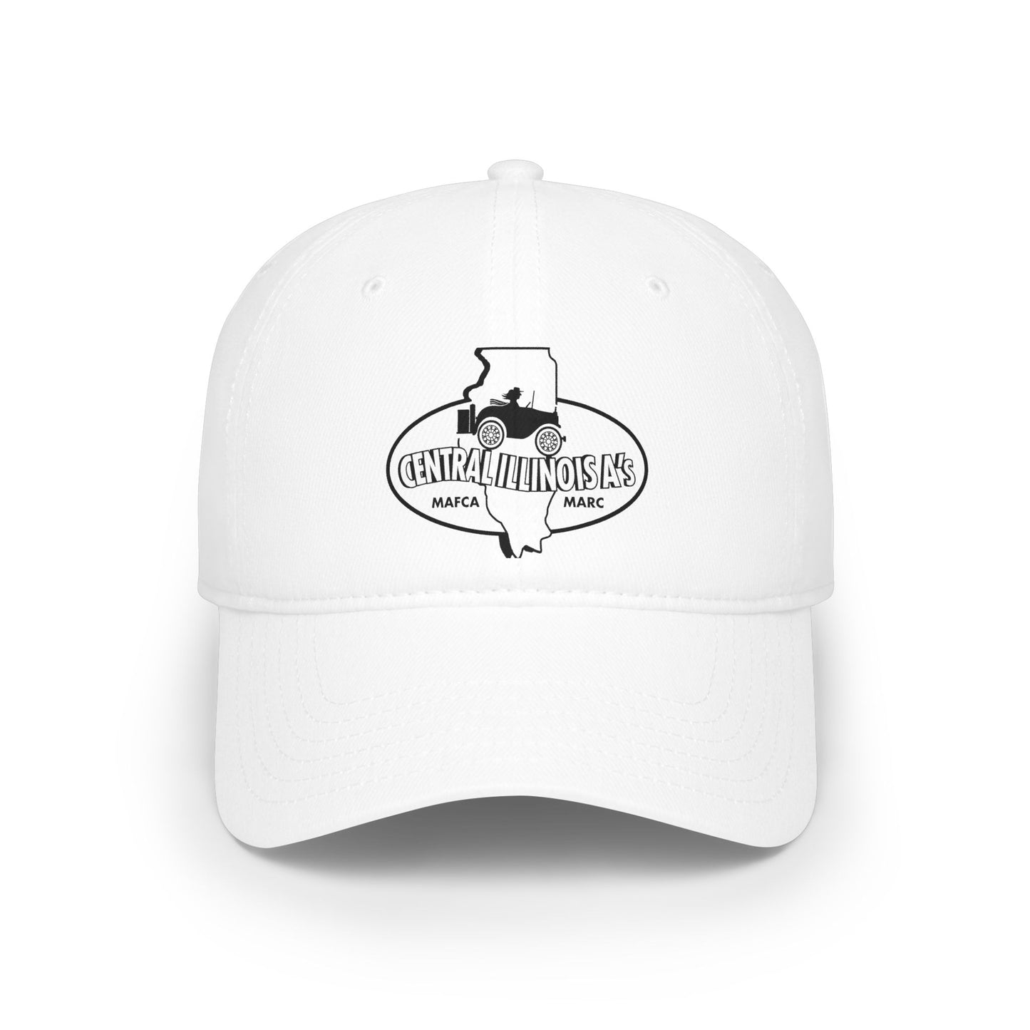 Central Illinois A's Low Profile Baseball Cap – Vintage State Logo Hat