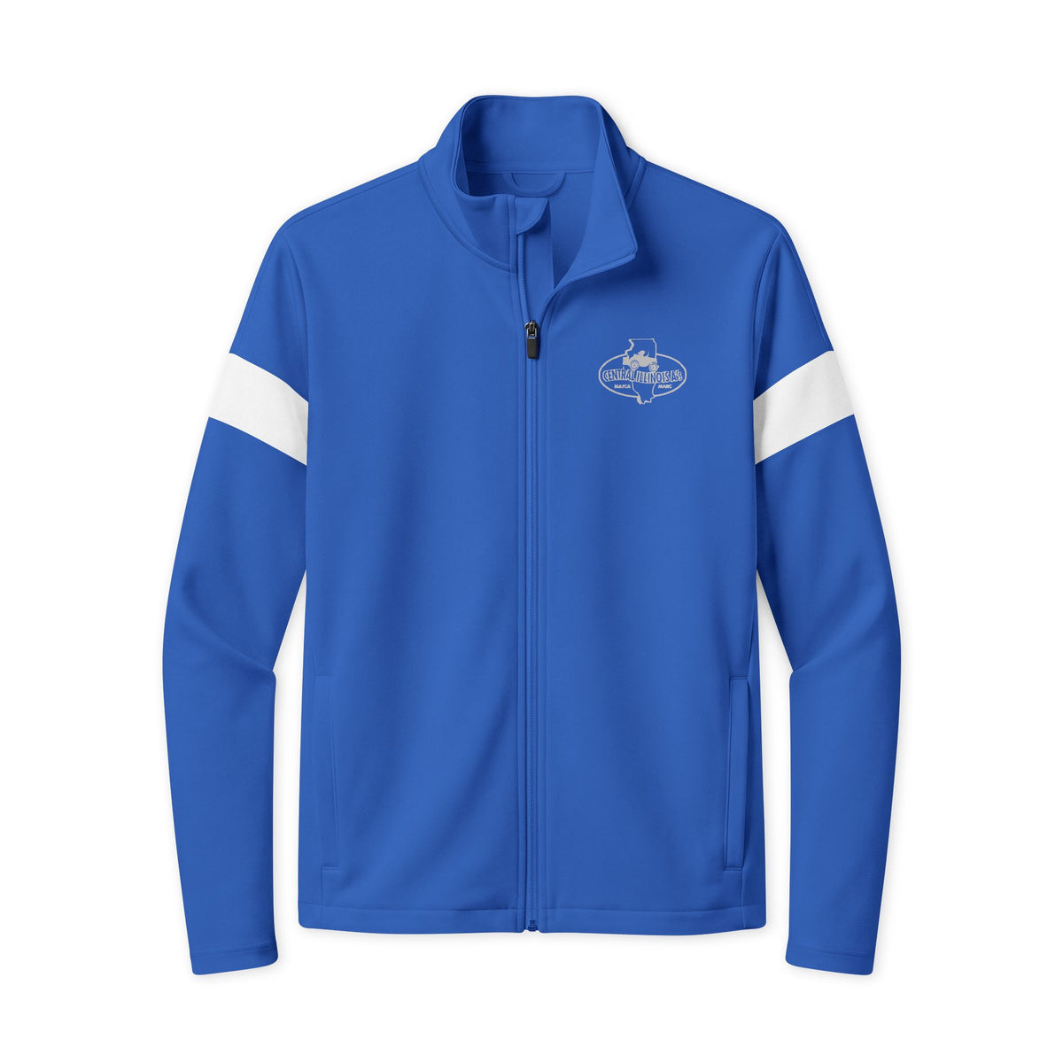 Central Illinois A's Travel Full-Zip Jacket - Front and Back Logos
