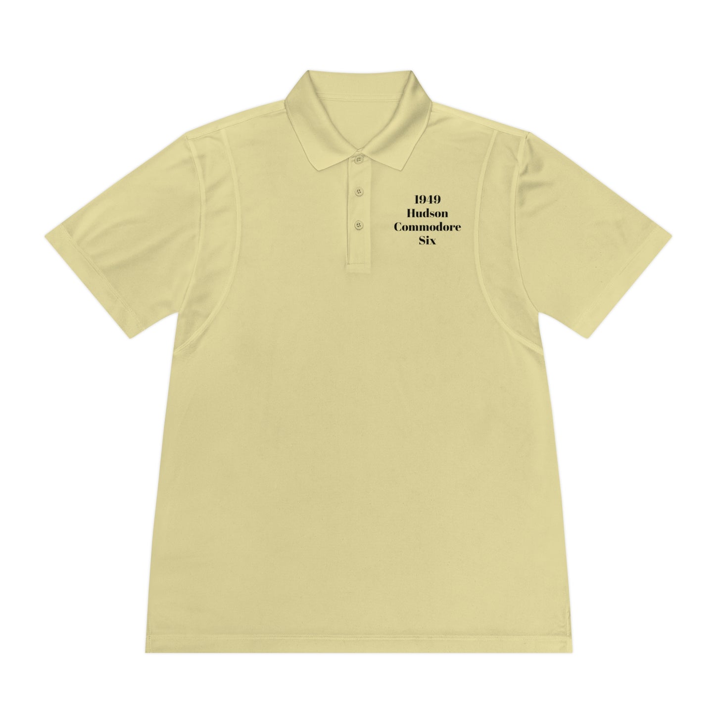 1949 Hudson Commodore Six Polo — Vintage Classic Car Golf Shirt (Rick C)