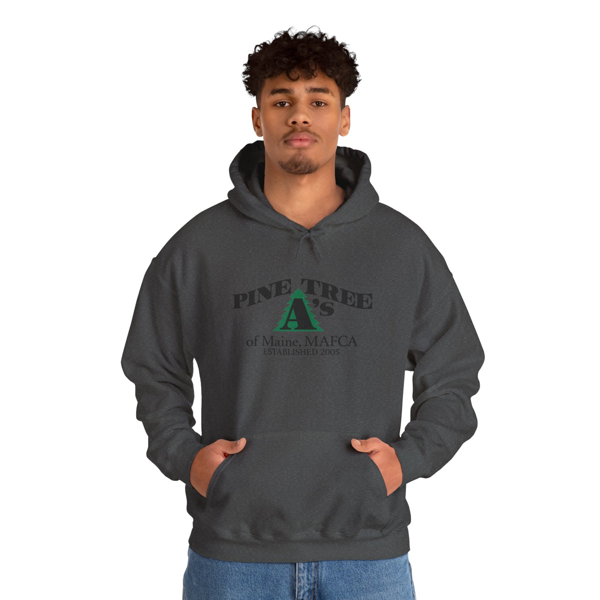 Pine Tree A's of Maine, MAFCA Hoodie – Unisex Heavy Blend™ Hooded Sweatshirt