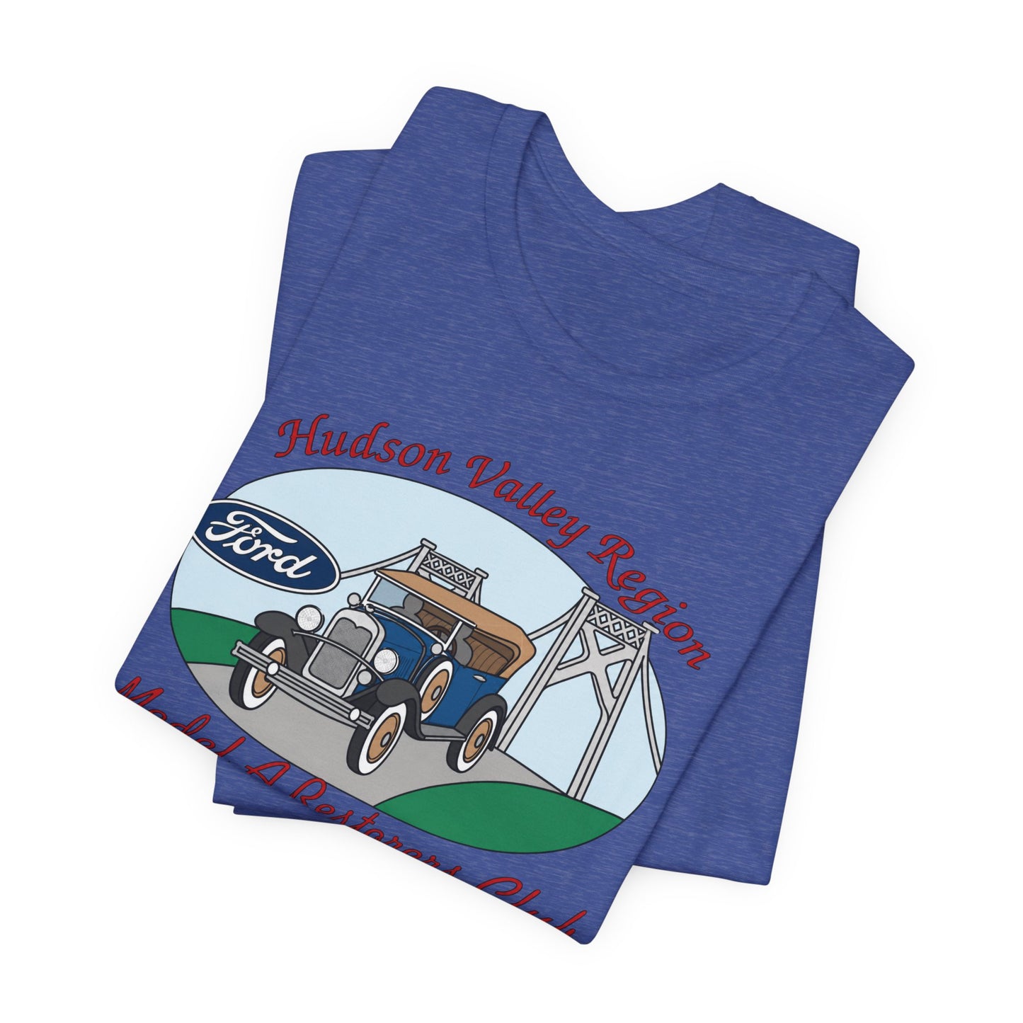 Hudson Valley Region Model A Restorers Club T‑Shirt — Hudson Valley Region Vintage Ford Tee