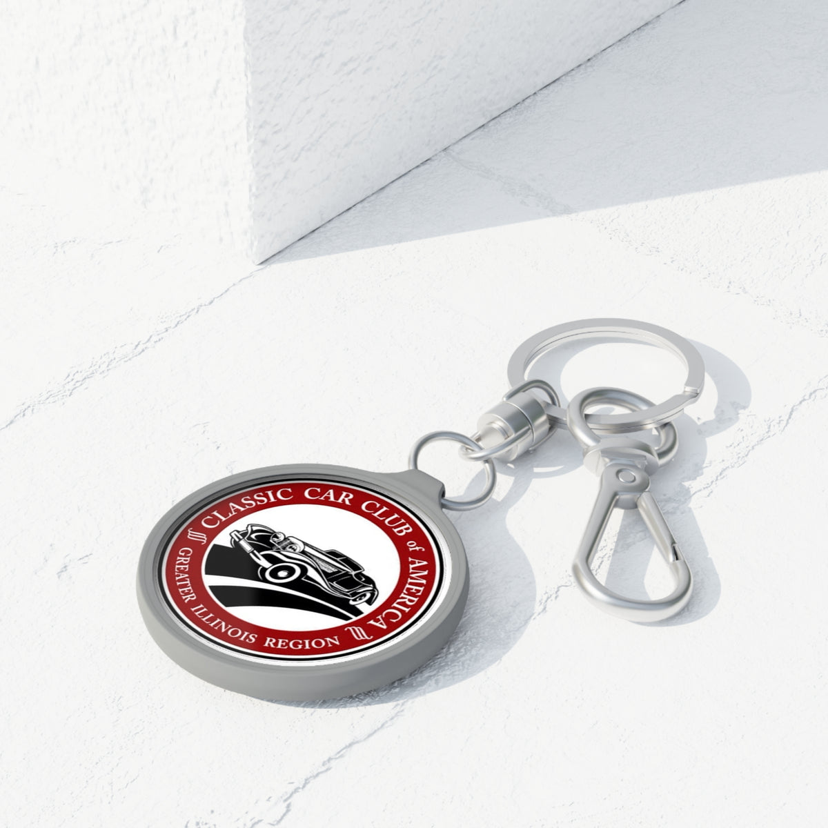 Classic Car Club of America Greater Illinois Region Keyring Tag