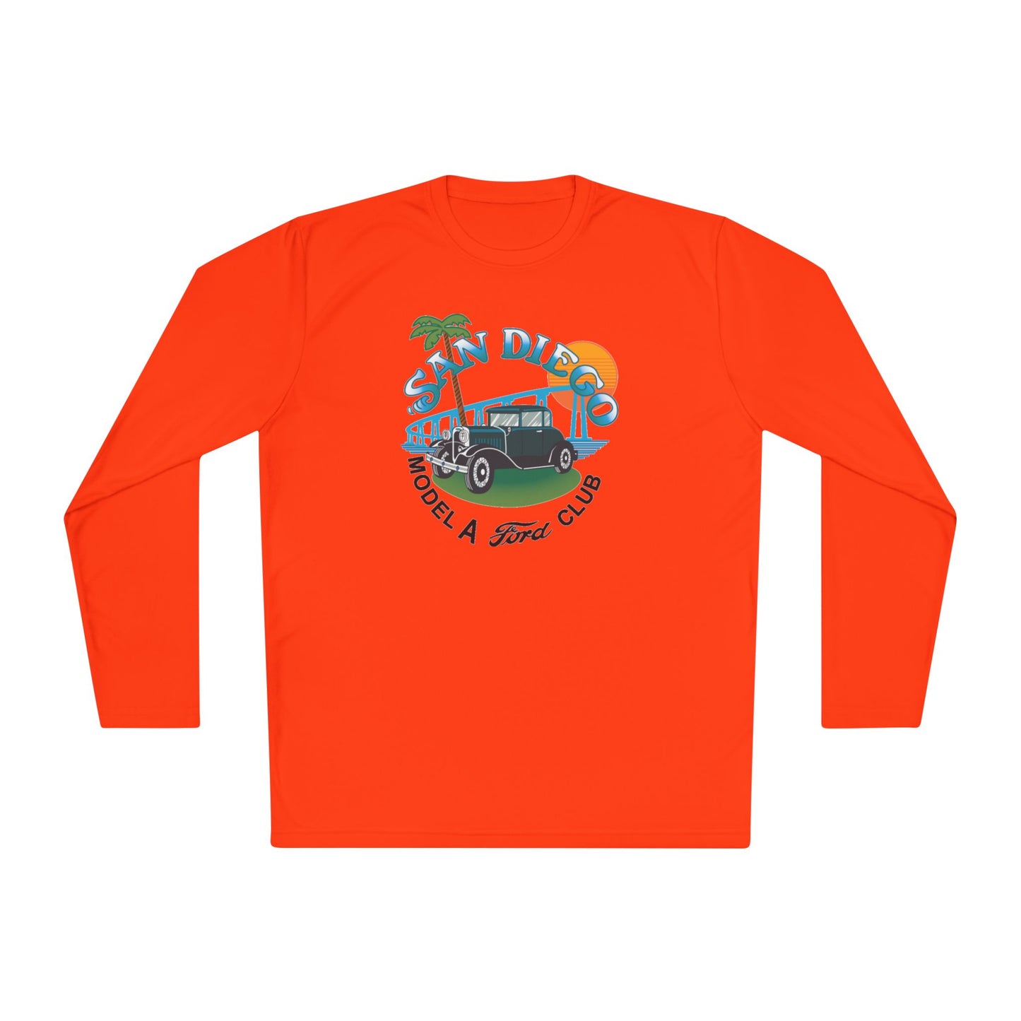 San Diego Model A Ford Club — Unisex Lightweight Long Sleeve Tee
