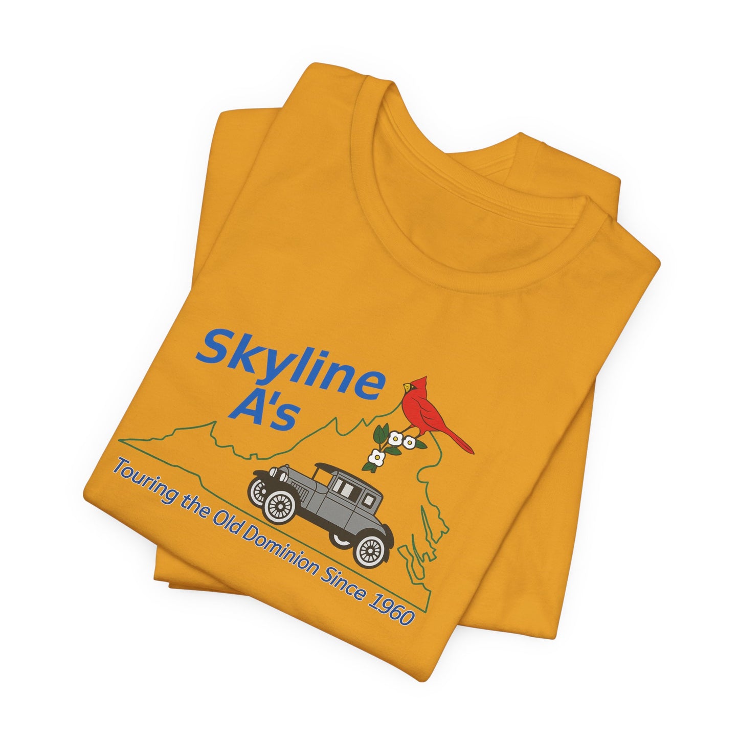 Skyline A's Virginia Roadtrip T-Shirt – "Touring the Old Dominion Since 1960"