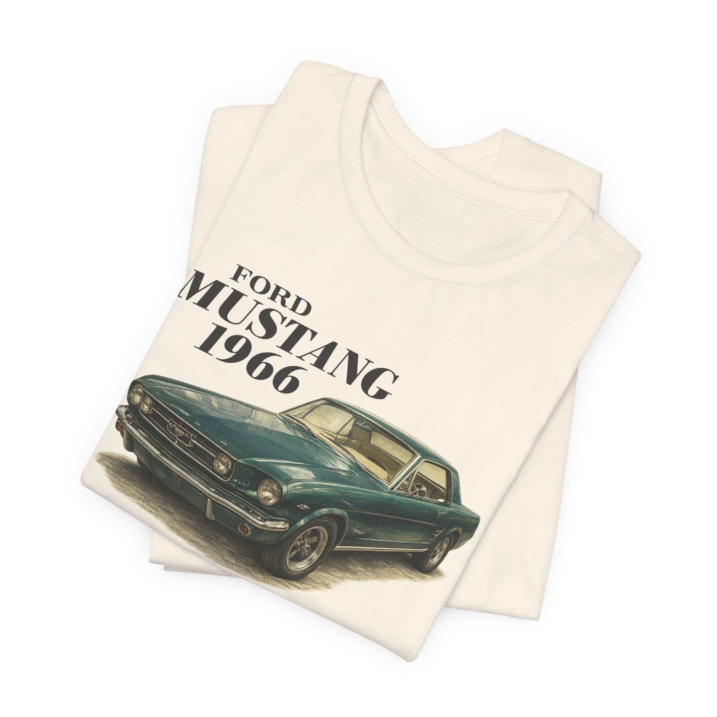 1966 Ford Mustang Tee – Unisex Jersey Short Sleeve Tee (Rick C)