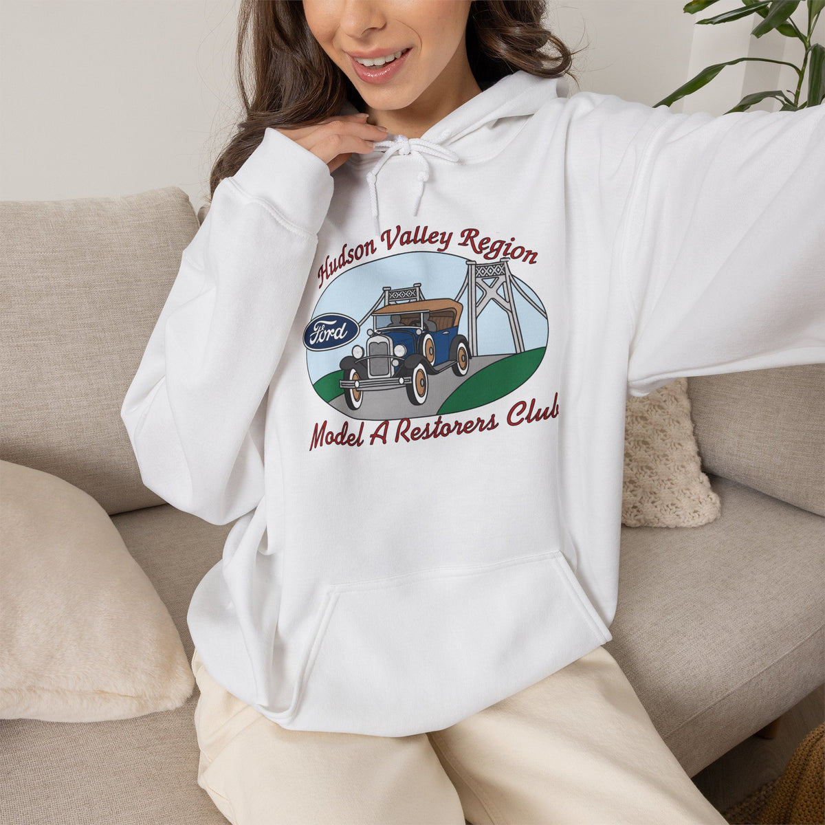 Hudson Valley Region Model A Restorers Club Unisex Heavy Blend™ Hooded Sweatshirt