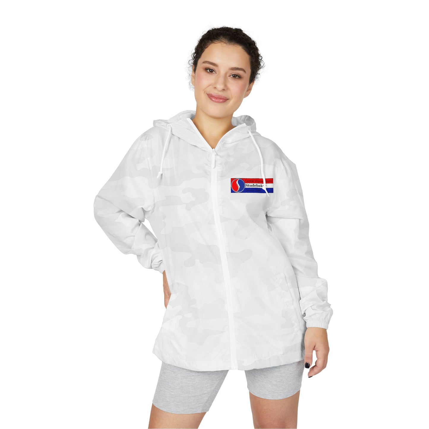 Central Virginia Chapter Studebaker Drivers Club Windbreaker Jacket — Full-Zip Hooded Windbreaker