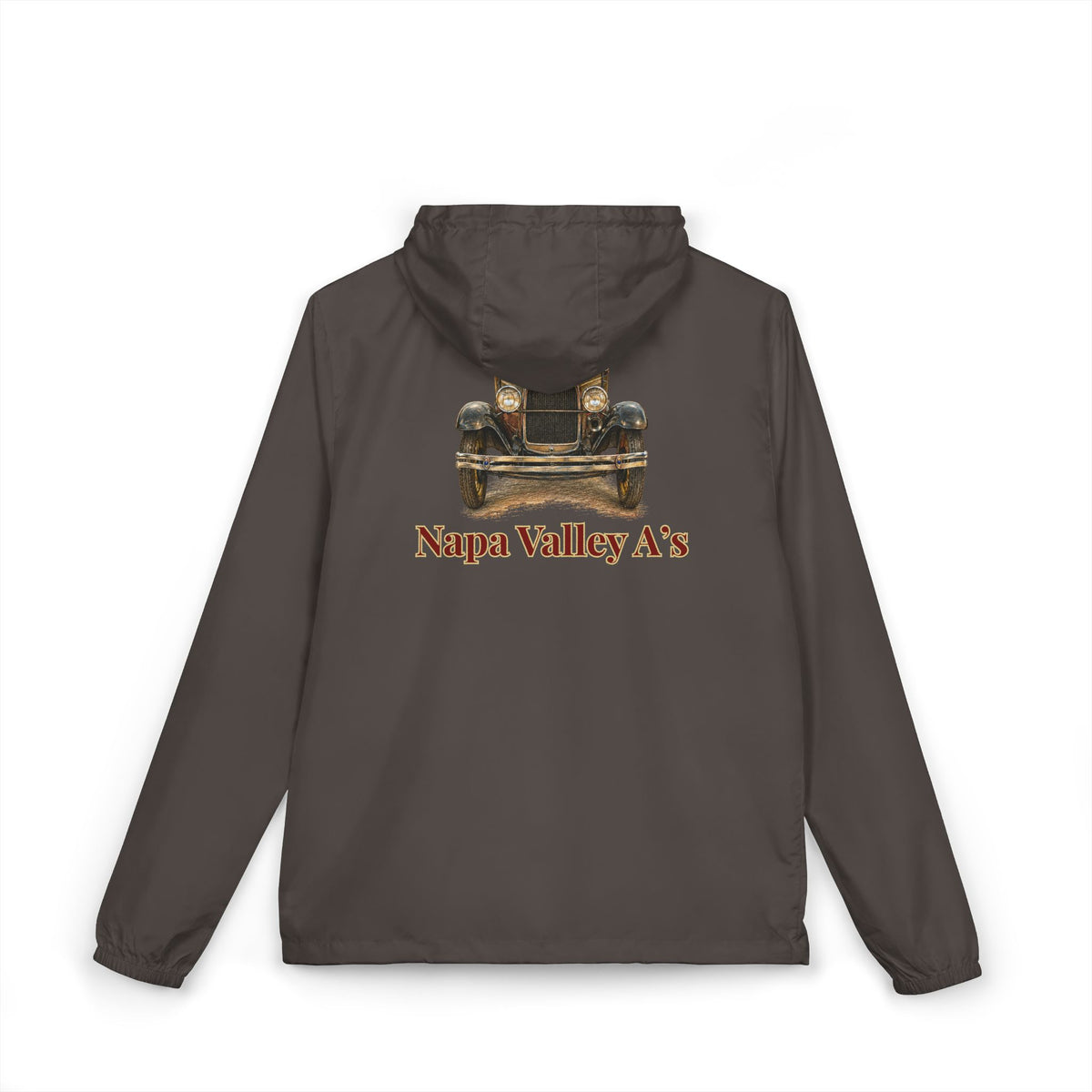 Napa Valley A's Windbreaker Jacket - Front and Back Logos