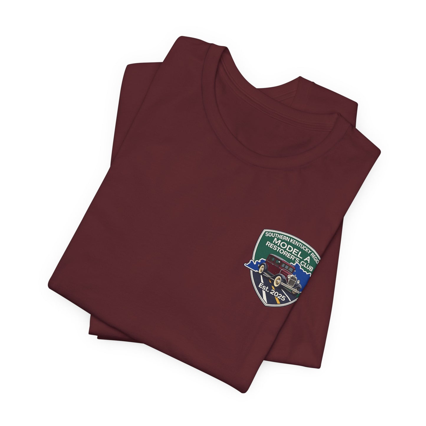 Southern Kentucky Region Model A Restorer's Club T‑Shirt — Front and Back Logos Unisex Jersey Short Sleeve Tee