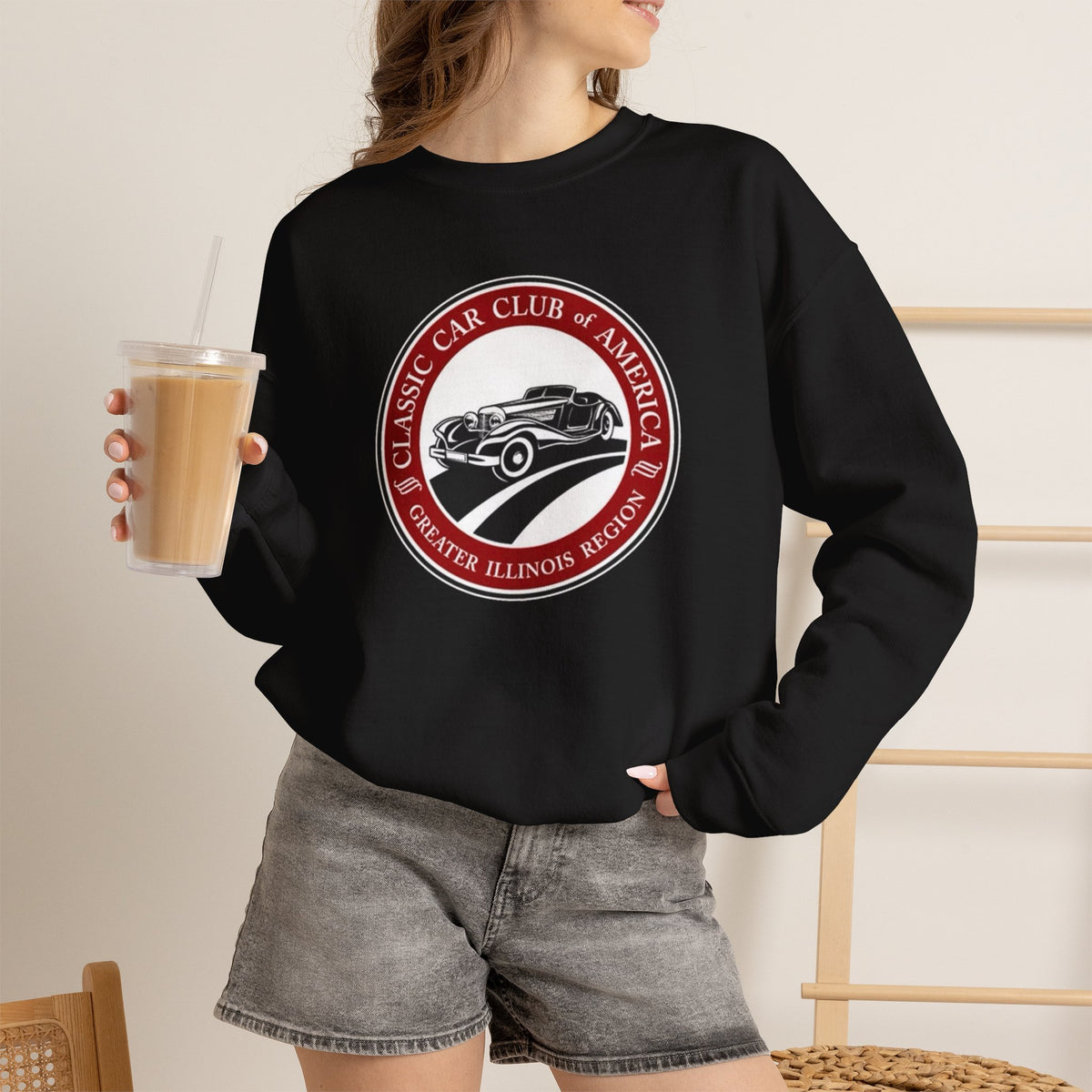 Classic Car Club of America Greater Illinois Region — Unisex Heavy Blend™ Crewneck Sweatshirt