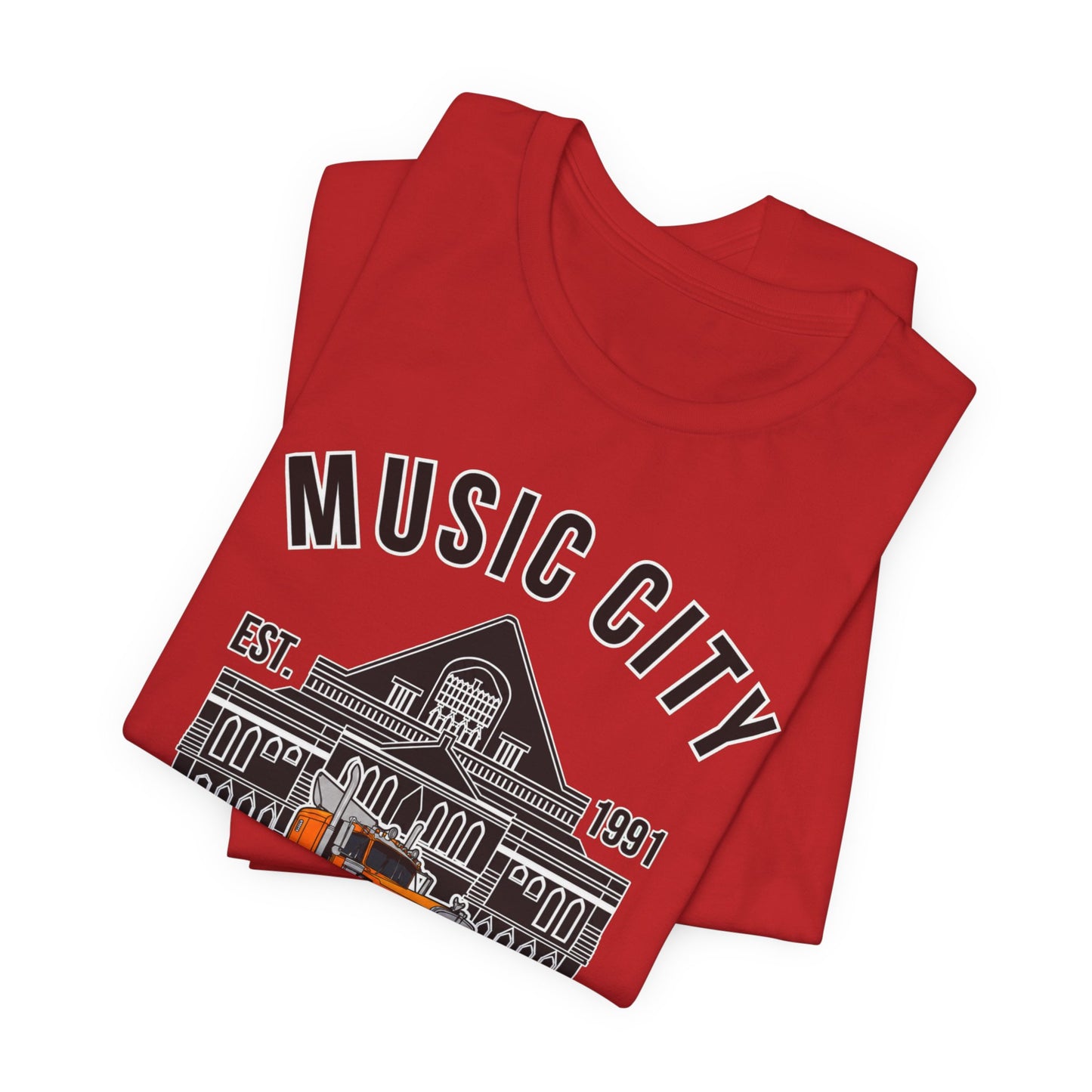 Music City Chapter ATHS Tee — Front Logo and Left Sleeve Logo