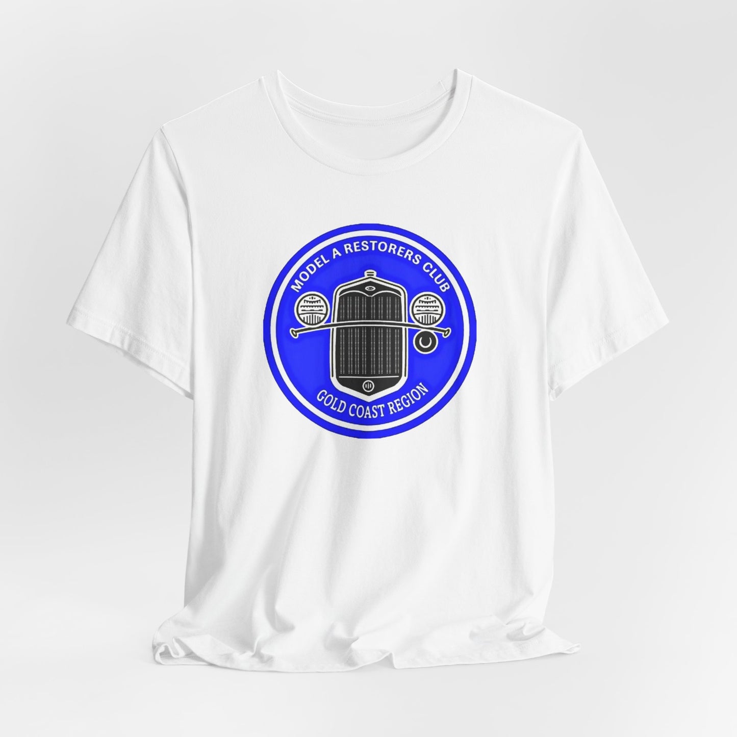 Model A Restorers Club Gold Coast Region T‑Shirt (large logo)