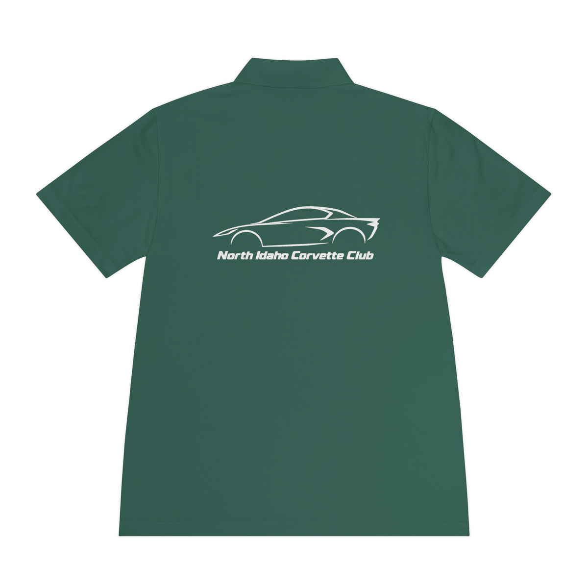 North Idaho Corvette Club Performance Polo with Front and Back Logos