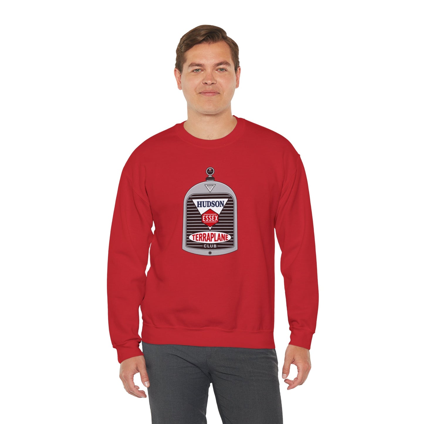 Hudson Essex Terraplane Club Classic Logo Sweatshirt - Unisex Heavy Blend™ Crewneck Sweatshirt