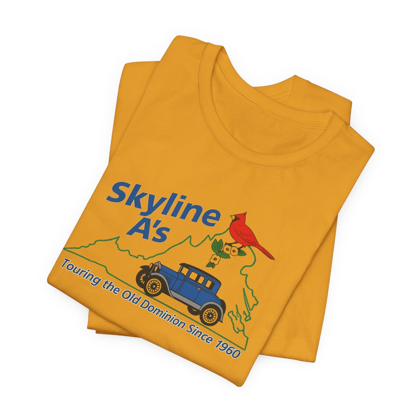 Skyline A's Virginia Roadtrip T-Shirt – "Touring the Old Dominion Since 1960"