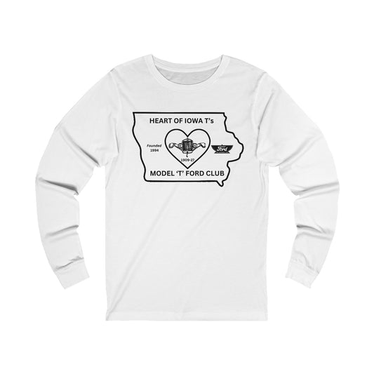 Heart of Iowa T's Unisex Jersey Long Sleeve Tee