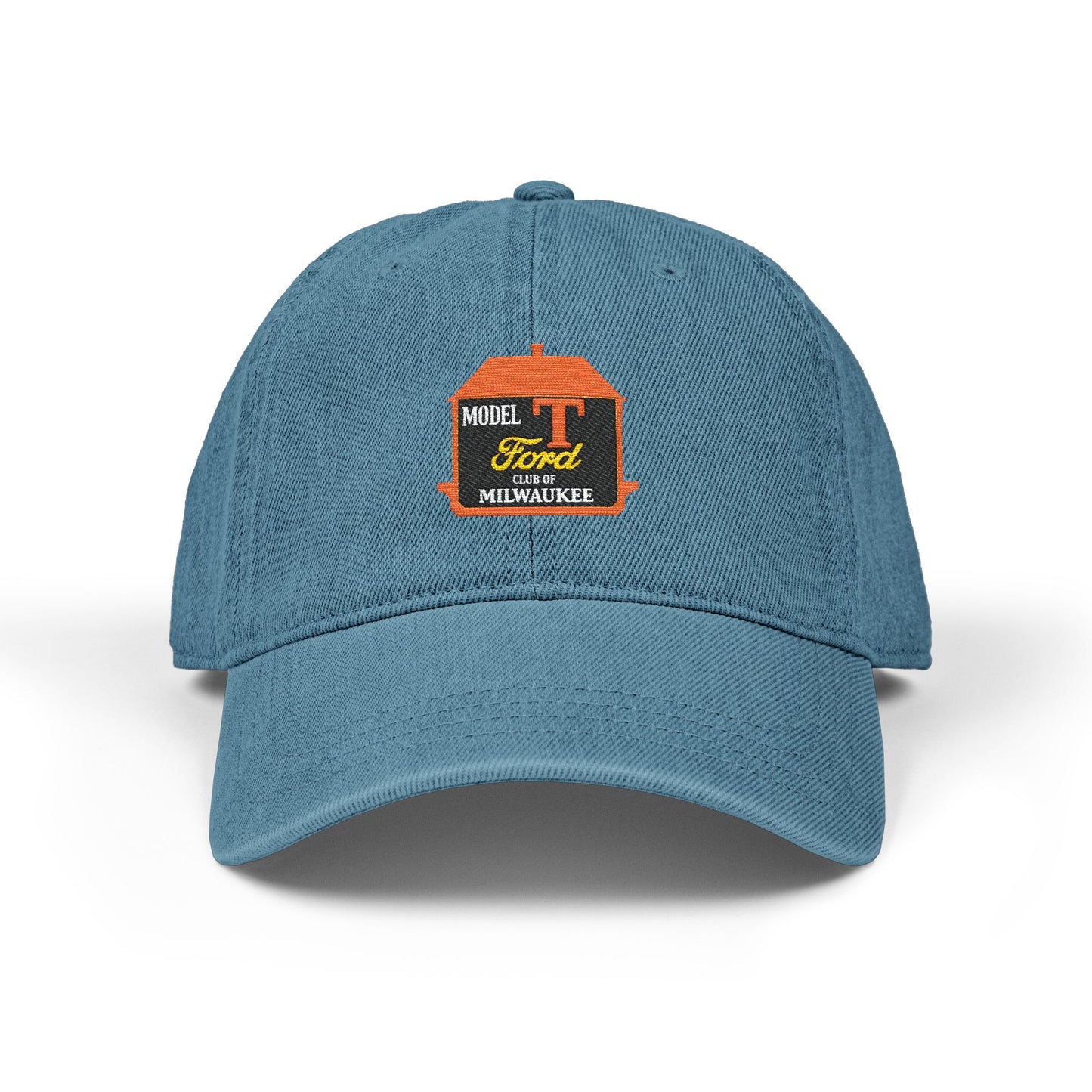 Greater Milwaukee Model T Ford Club Embroidered Denim Hat — Logo Cap
