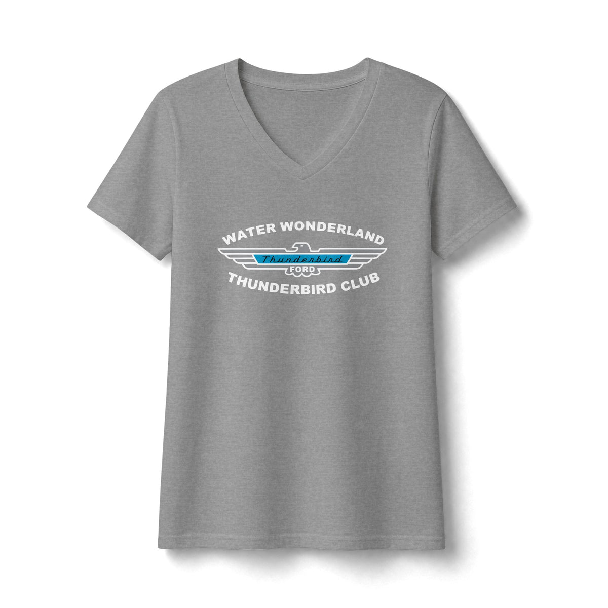 Water Wonderland Thunderbird Club Women's Fan Favorite V-Neck Tee - Soft Feel
