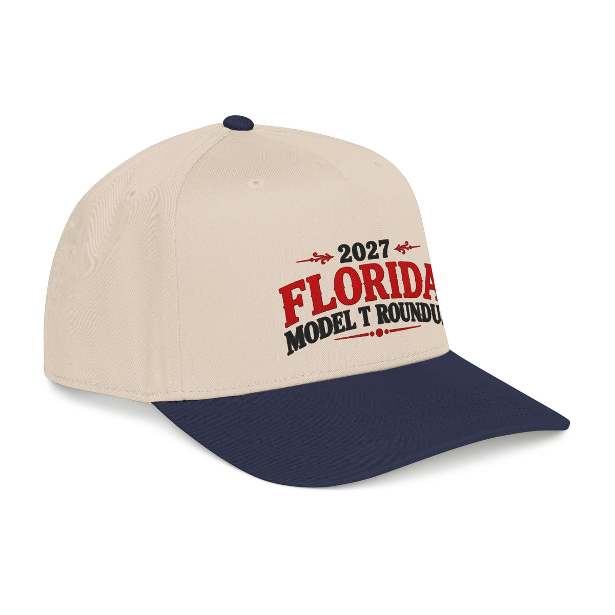 Florida Model T Roundup 2027 Printed Baseball Cap