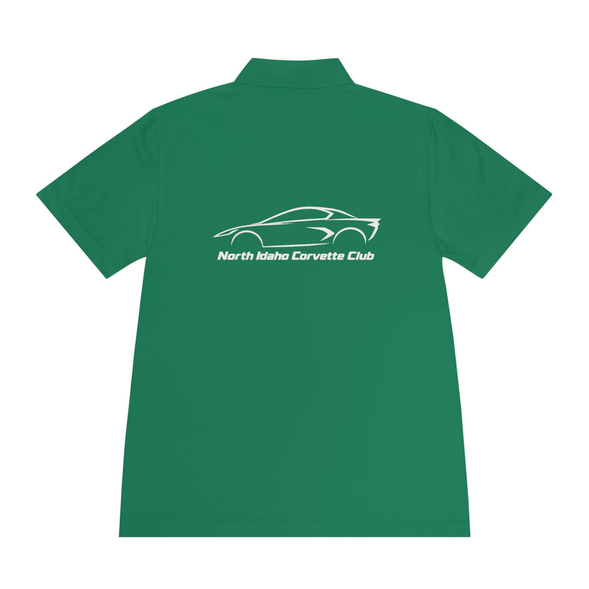 North Idaho Corvette Club Performance Polo with Front and Back Logos