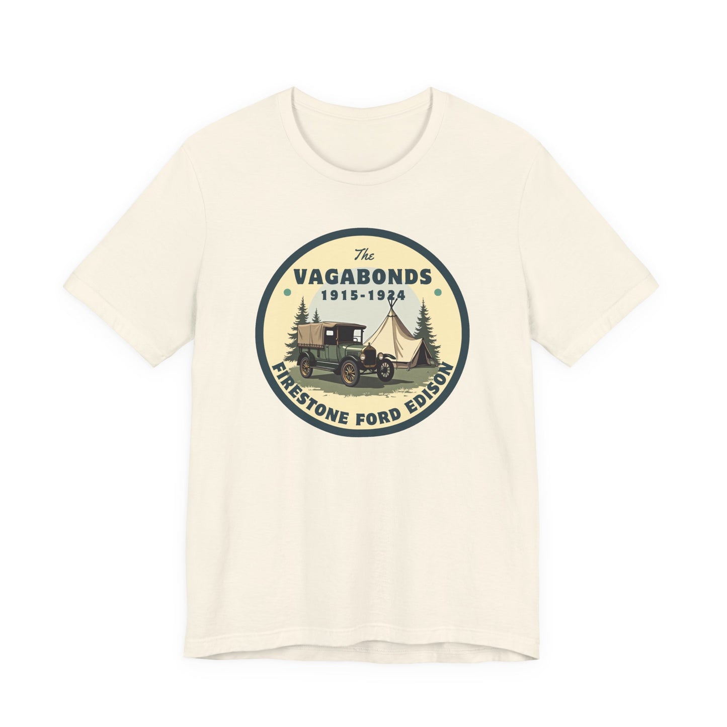 Vagabonds - Firestone, Ford, and Eddison - Retro Camping Shirt