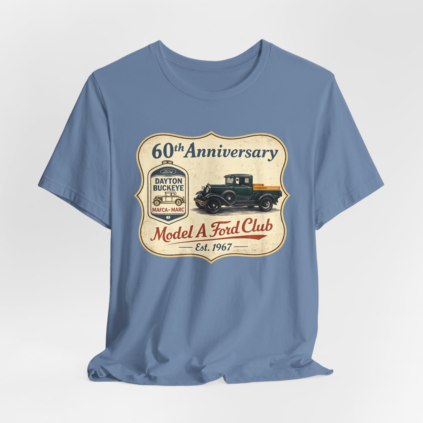 Dayton Buckeye Model A Ford Club 60th Anniversary Tee — Pickup (KS)