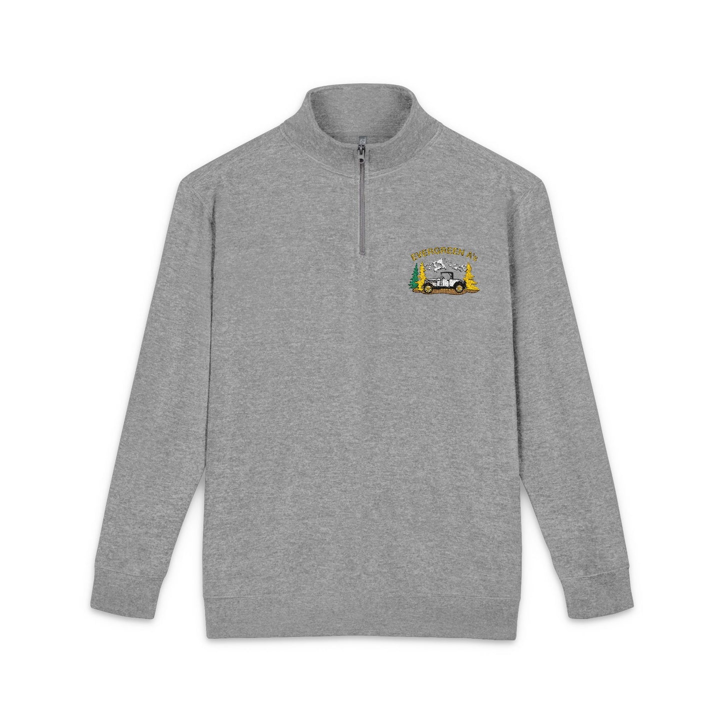 Embroidered Wildlife Patch Fleece Pullover