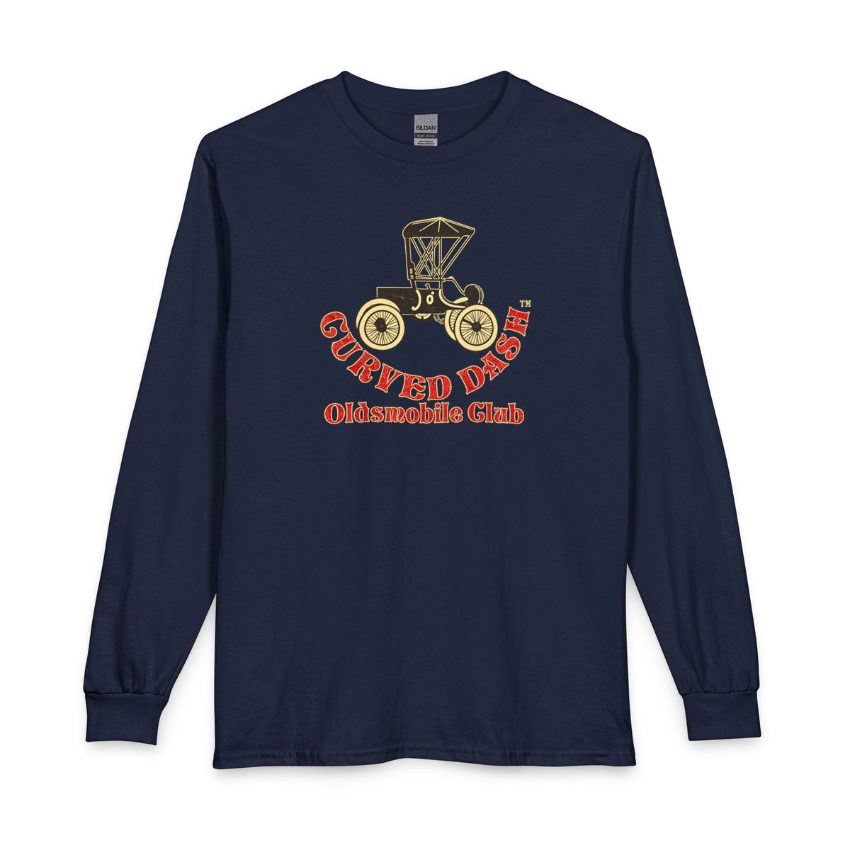 Curved Dash Oldsmobile Club Long Sleeve T-Shirt