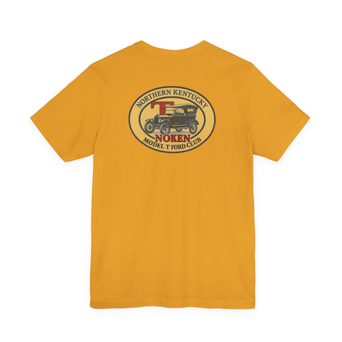 Northern Kentucky NOKEN Vintage Car T-Shirt — Front and Back Logos