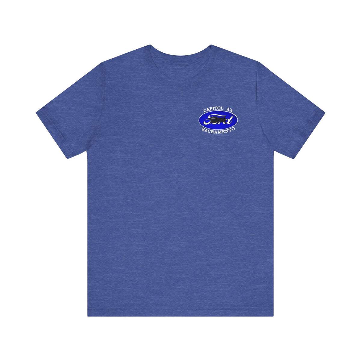Capitol A's (single small logo) Unisex Soft Short Sleeve Tee