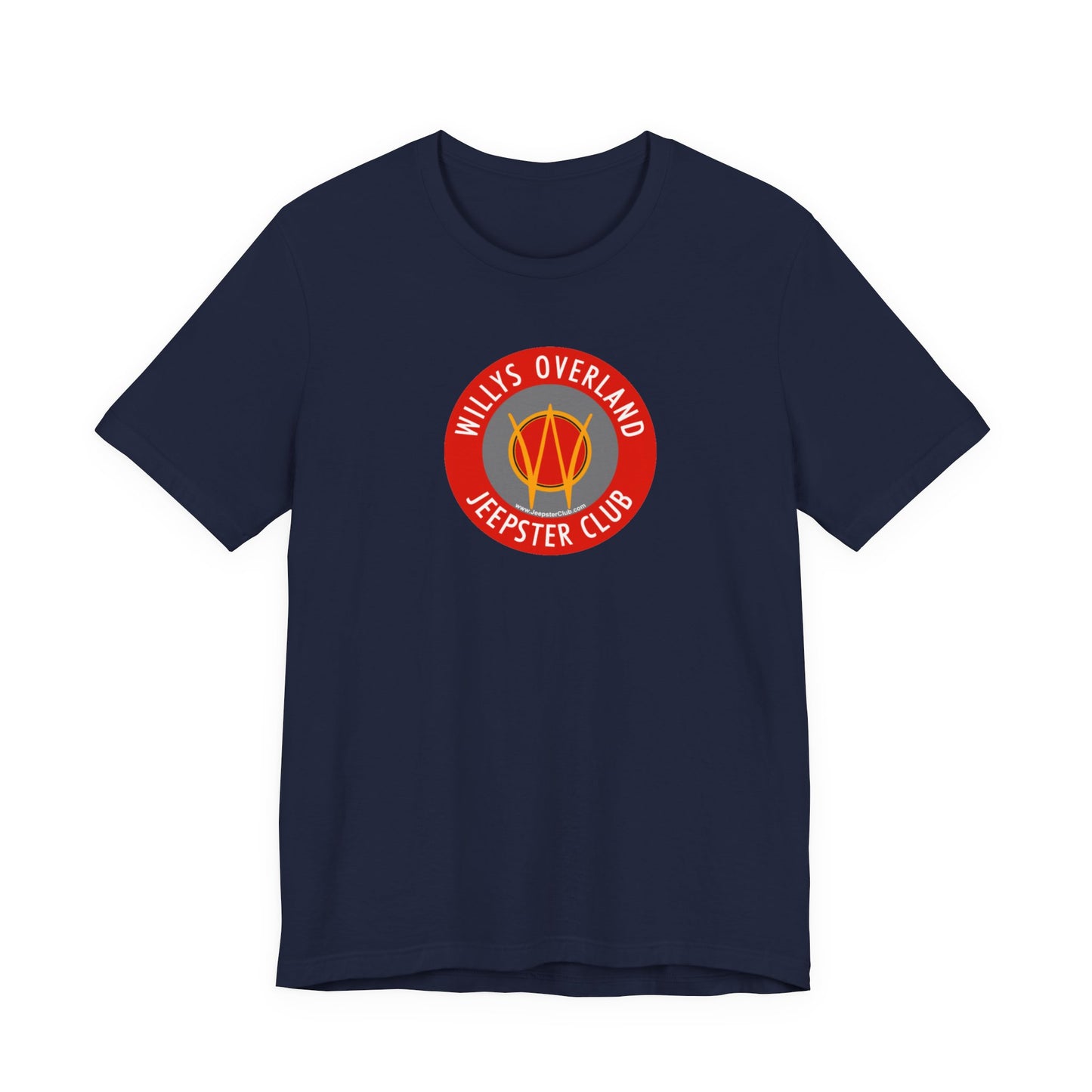 Willys Overland Jeepster Club Graphic Tee - Unisex Jersey Short Sleeve Tee