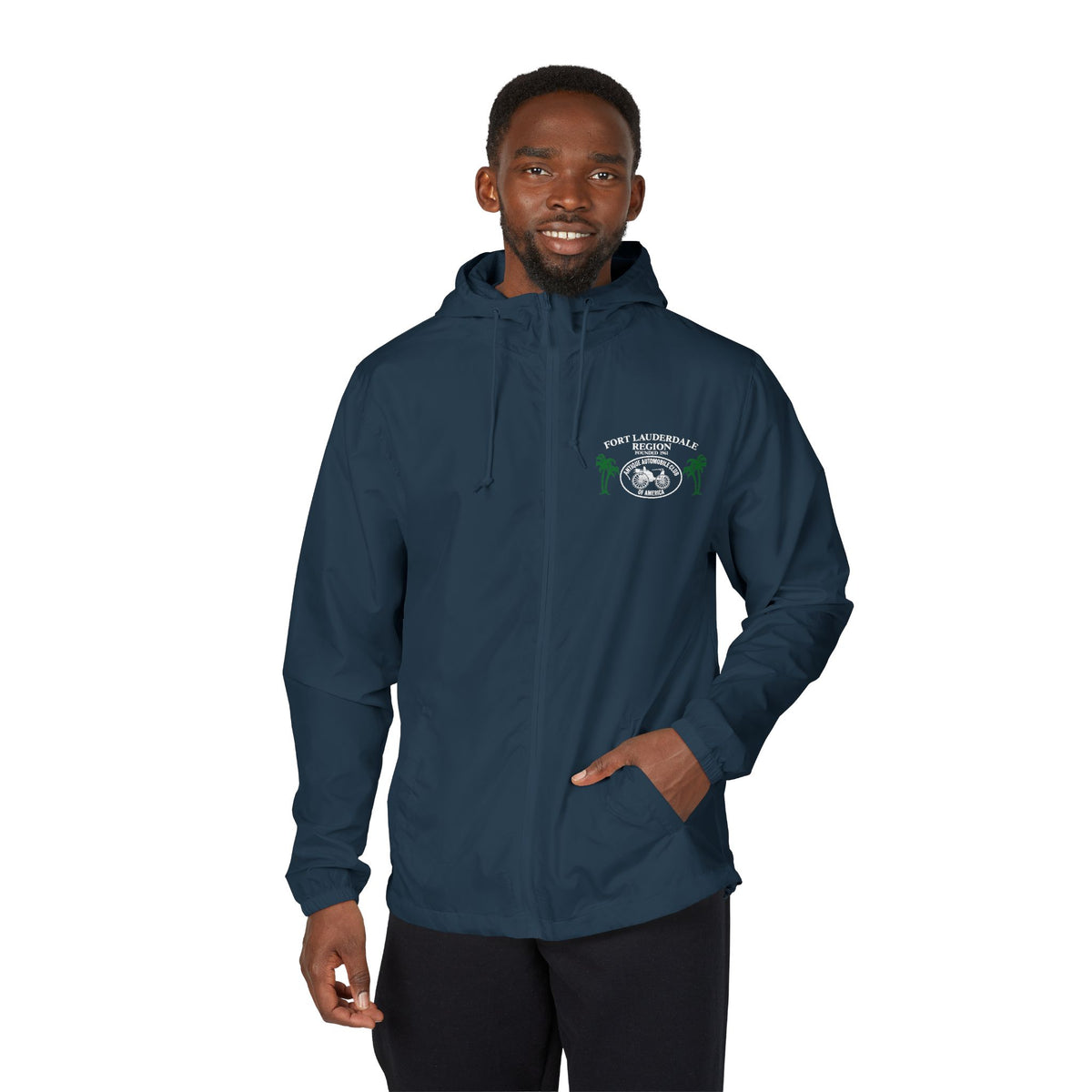 Fort Lauderdale Region AACA Windbreaker Jacket - Front and Back Logos