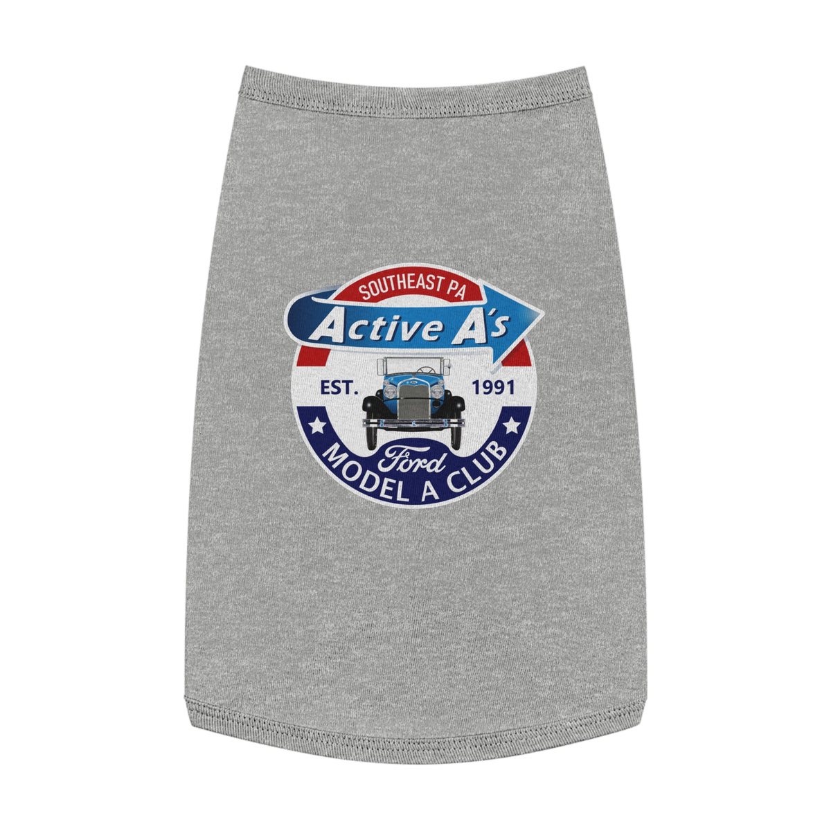 Active A's Ford Model A Club Logo Dog Shirt